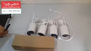 فیلم جعبه گشایی پکیج دوربین مداربسته بیسیم - پک دوربین مداربسته بیسیم - دیجی ویرا