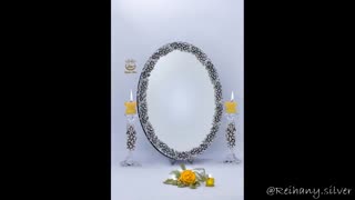 آینه و شمعدان نقره، نقره ریحانی
