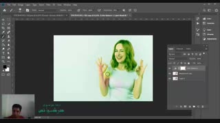 آموزش فتوشاپ تغیر رنگ مو-Mixkade.ir