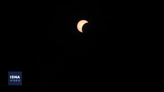 رصد آخرین خورشیدگرفتگی قرن در ایران