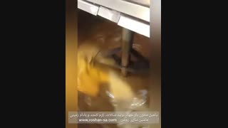 دستگاه بال میل مخزن دار کرم کنجد- ریفاینر- ماشین سازی روشن- 09123389187