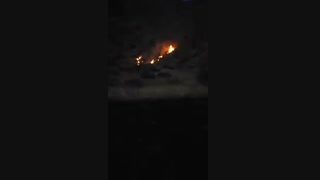 فیلم اتش سوزی کوه محمد امینی روستای جونگان شهرستان ممسنی لیزر فرکشنال