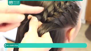 آموزش بافت فرانسوی و تیغ ماهی