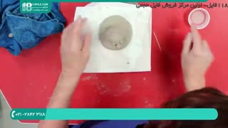 آموزش درست کردن مجسمه خرس فانتزی با توپ رسی