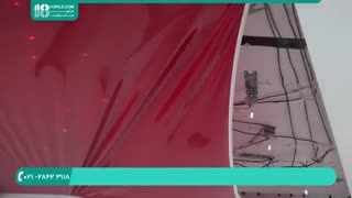 بهترین فیلم آموزشی نصب سقف کشسان سه بعدی
