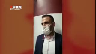 لحظه دستگیری وحید خزایی در فرودگاه امام