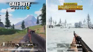 مقایسه پابجی موبایل و کال اف دیوتی موبایل - Call of duty vs PUBG