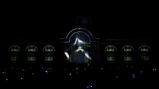 پروژکشن مپینگ سه بعدی ساختمان موزه تاریخ صوفیا در بلغارستان