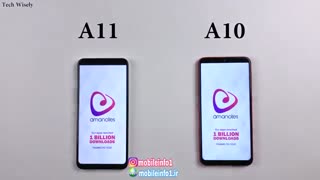 مقایسه ی سرعت گلکسی A10 با A11