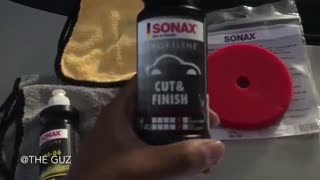 اسفنج پولیش زبر قرمز اوربیتال سوناکس 493400 SONAX