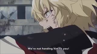 Owari no seraph - Mika vs Moon Demon Company