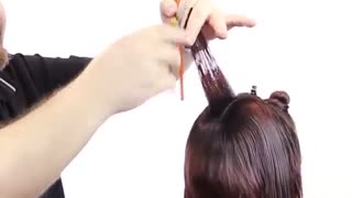 آموزش مدل مو باب زیر خیلی کوتاه- مومیس مرجع و مشاور مو