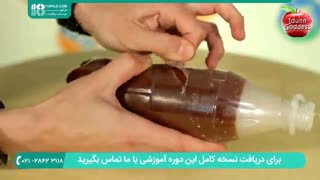 آموزش ساخت شمع فنتزی به شکل بطری نوشابه