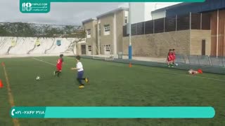 آموزش تمرین مهارت و سرعت در فوتبال مبتدی