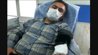 اهدای پلاسما به شکرانه سلامتی در برابر کرونا