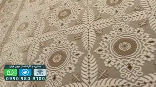 فرش ترک کاشان مدل گل برجسته زمینه فیلی کد 224102