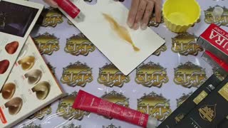 آموزش رنگساژ شیر شکلاتی