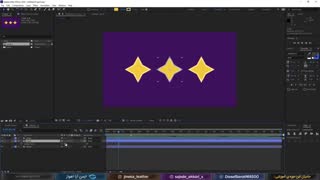 آموزش رایگان افتر افکت - ایجادkeyframe و تنظیمات transform