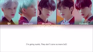 CIX (씨아이엑스) "Numb (순수의 시대)" (Color Coded Lyrics Eng/Rom/Han/가사)