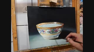 آموزش گلیز کاری خیس درخیس