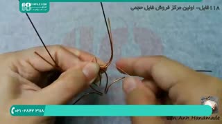 نحوه ی درست کردن آویز طرح خفاش یا سیم مسی