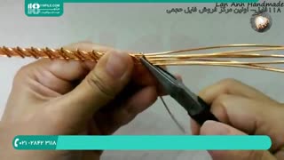 آموزش ساخت دستبند دخترانه با سیم مفتول