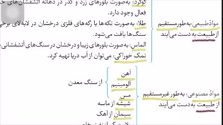 مواد طبیعی و مصنوعی