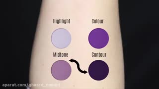 آموزش سایه چشم ساده