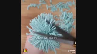 آموزش ساخت پادری با پوم پوم.