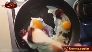 طرز تهیه املت خرما