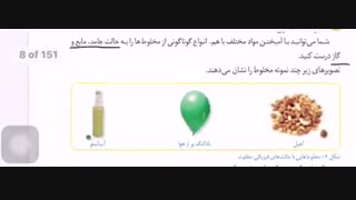 انواع مواد ناخالص ( مخلوط) از نظر حالت