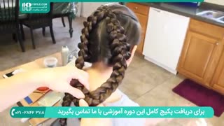 بافت چرخشی مو در حالت قلبی