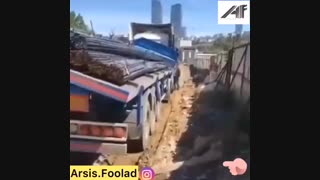 تخلیه بار میلگرد | آرسیس فولاد