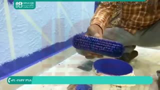 ایده ای جالب برای رنگ آمیزی طرح دار دیوار اتاق با پیستوله