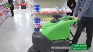 عملکرد دستگاه اسکرابر دستی فلامک ماشن