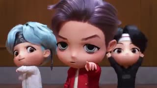 انیمیشن ''TinyTan'' از بی تی اس BTS قسمت ''Magic Door