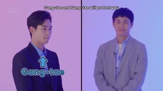 its ok to not be ok بازی جانگا با بازیگران سریال اشکالی نداره که خوب نباشی