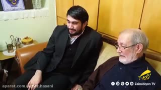 روضه خوانی محمد باقر منصوری در حضور حاج فیروز زیرک کار