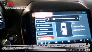 مانیتور فابریک برند voxx آریزو5 به همراه مانیتور پشت سری