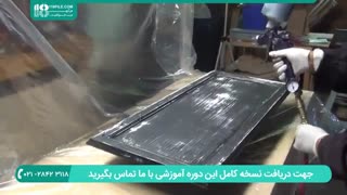 آموزش طریقه ی استفاده از پیستوله برای رنگ آمیزی دیوار