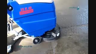 دستگاه اسکرابرRA 55K 40، ایده آل برای شستشوی سطوح کف انبارها