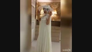 پیراهن بالاتنه کتان آستین حریربلند