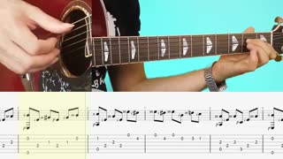 آموزش آهنگ Für Elise فر الیز For Elise اثر بتهوون روی گیتار آکوستیک امین فرامرزی