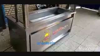 کانتر گرم گازی رستوران همراه با نما و نور مخفی led بهترین وسیله برای گرم نگهداشتن انواع غذا در کترینگ ها میباشد