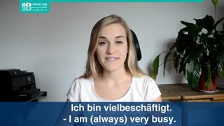 نحوه گفتن اصطلاح سرم شلوغه در زبان آلمانی