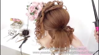 آموزش مدل مو دخترانه مجلسی فر- مومیس مرجع و مشاور مو