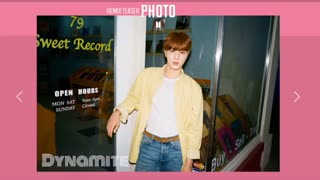 تیزر فوتو - DYNAMITE' remix teaser photo'