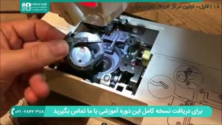 رفع علت جمع شدن نخ زیر پارچه هنگام دوخت