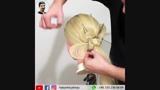 آموزش مدل مو دخترانه گل اشکی- مومیس مرجع و مشاور مو