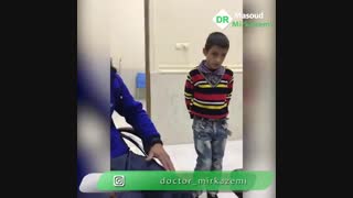 فیلم واقعی از بیمار مبتلا به فلج مغزی پس از درمان